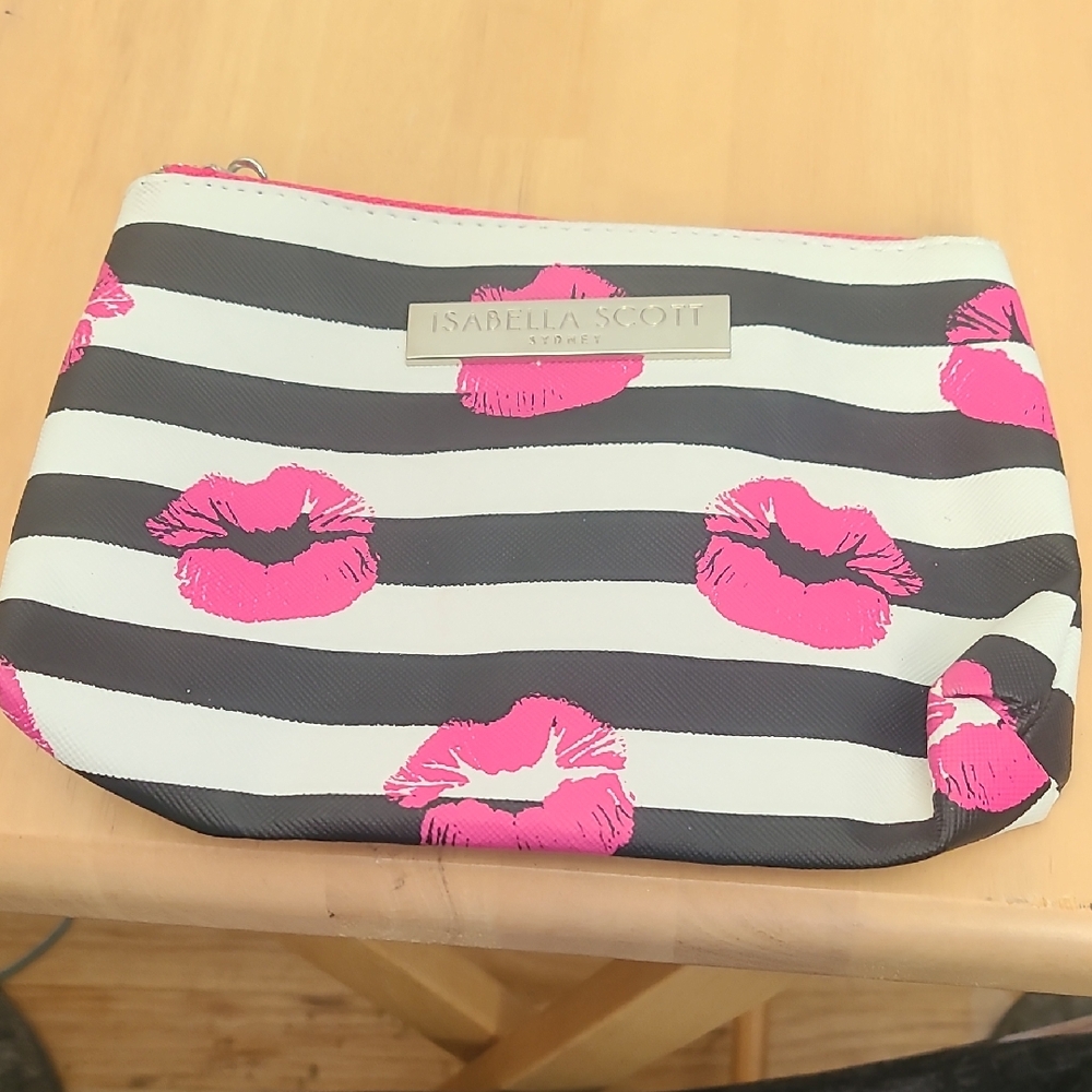 Pink Lips Cosmetic Bag
